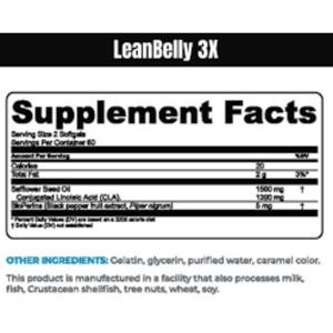 Lean Belly 3x Ingredients